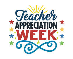 Teacher Appreciation Week stars swirls lettering