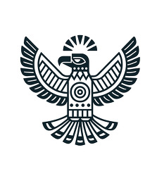 Thunderbird tribal bird symbol
