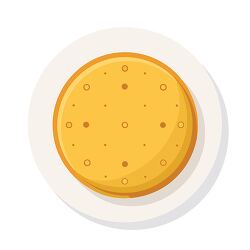 tortilla flat vector