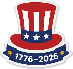 Uncle Sam hat 1776 2026