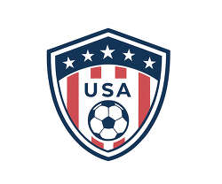 USA Soccer Shield With Stars