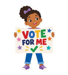 Vote for Me Student Campaign Sign