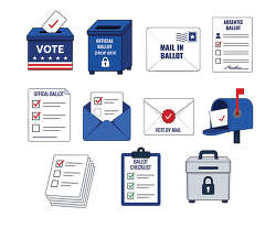 Voting Ballot Icons Set