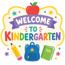 Welcome To Kindergarten Apple Backpack