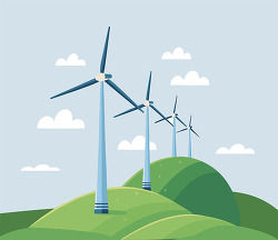 Wind Turbines Renewable Energy Landscape