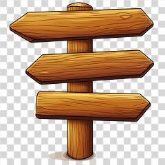 Wooden Signpost Indicating Multiple Directions