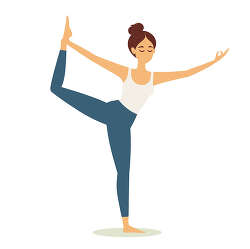 yoga dancer pose woman