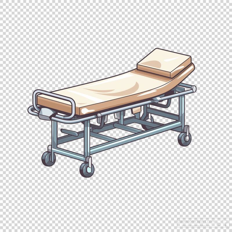 Cartoon Style Simple Stretcher With Clean Design Features