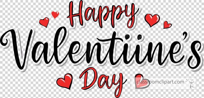 Handwritten calligraphic design expresses joyful sentiments of love for valentines day. Featuring lively colors and playful hearts it creates a festive atmosphere for the celebration.