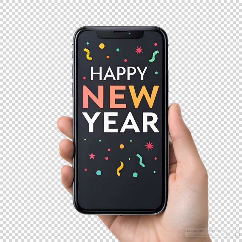 Celebrate the New Year With a Cheerful Mobile Greeting