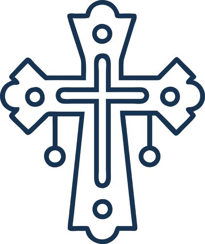 Icon of a simplistic Christian cross