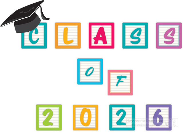 class of 2025 graduation blocks