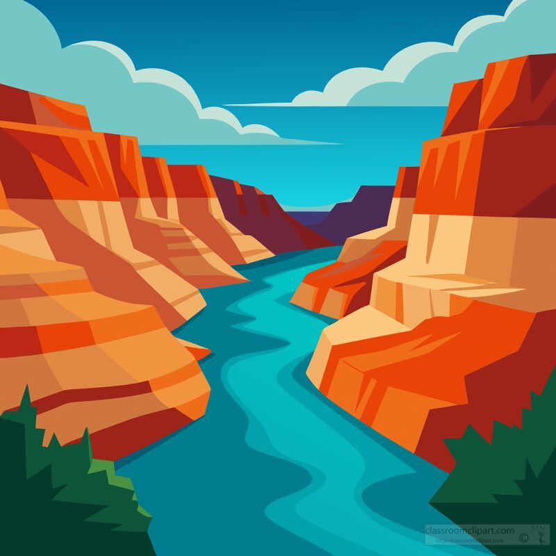 Exploring the Beauty of Colorado Canyon River Landscape