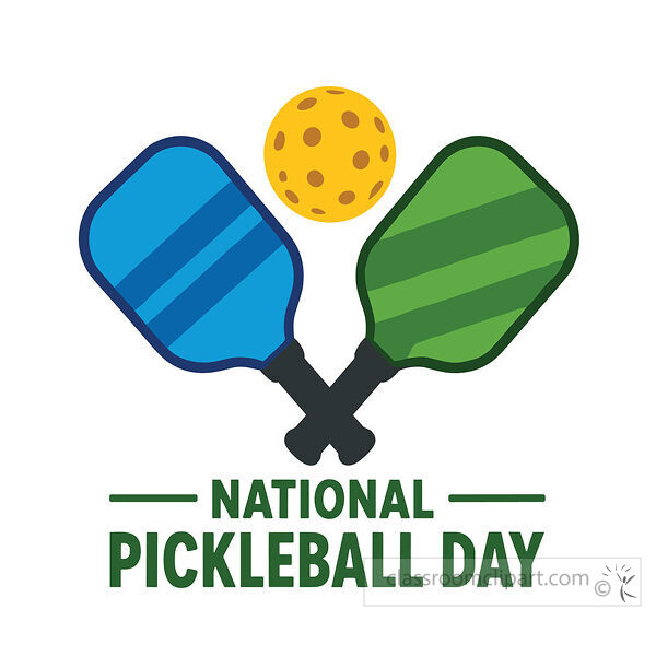 National Pickleball Day Paddles And Ball