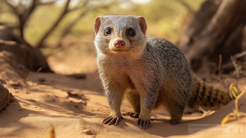 Banded Mongoose in Samburu Reserve