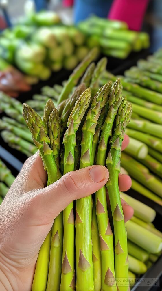 Exciting Fresh Asparagus at Local Pop up Market Event