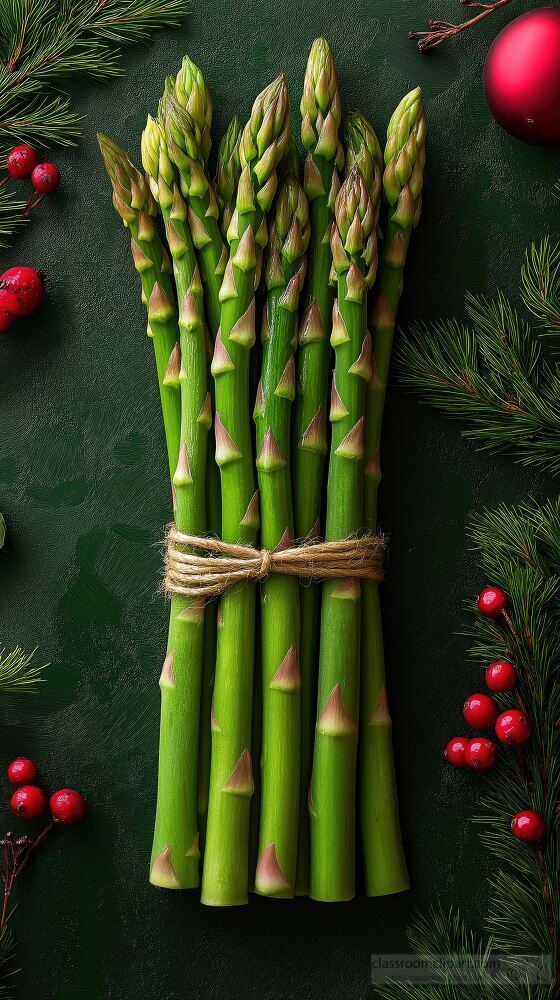 Festive Asparagus Bundle for a Cheerful Holiday Celebration