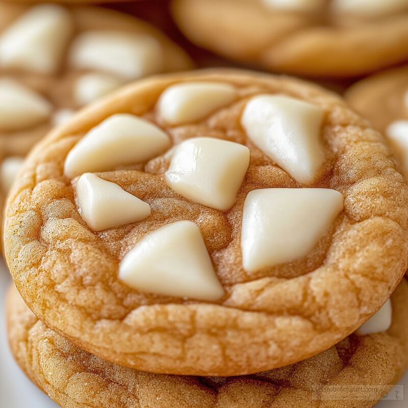 Indulgent White Chocolate Chai Pumpkin Snickerdoodles