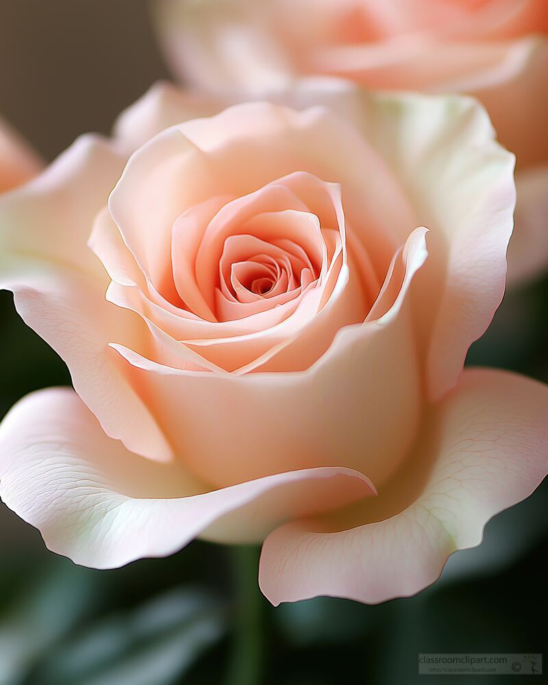 Soft Pink Petals of Rosa Blushing Charm