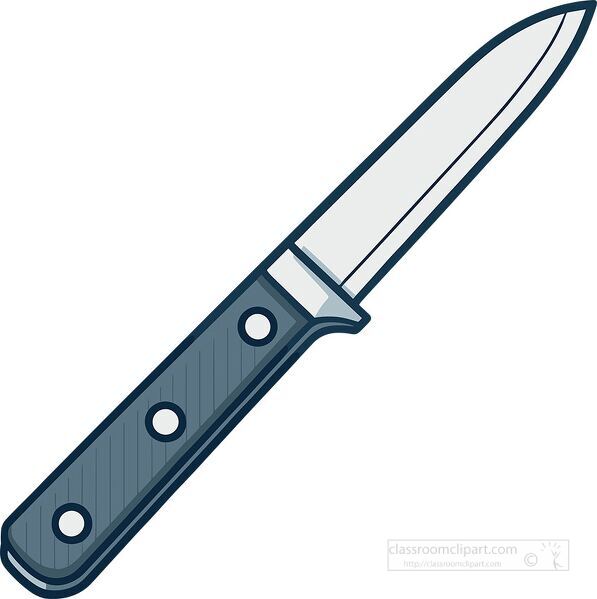 clean flat design of a utility knife used for cutting and crafting tasks in workshop