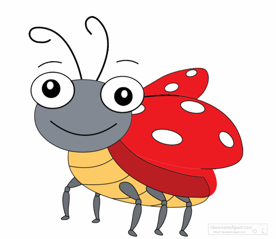 Animals Animated Clipart: lady-bug-animation