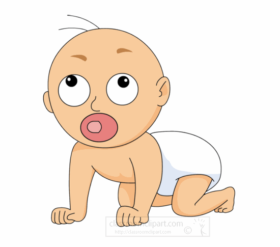 Children Clipart - baby-animation - Classroom Clipart