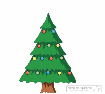 Christmas Clipart - blinking_christmas_tree_lights_animation_10A -  Classroom Clipart
