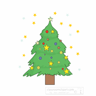 Christmas Clipart - christmas-tree-with-gift_15-logo - Classroom Clipart