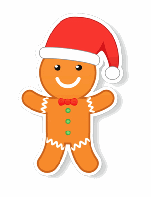 ginger-bread-man-with-red-christmas-hat-animated-clipart.gif
