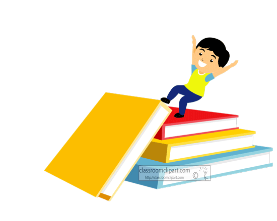 animated-clipart-student-sliding-down-stack-books-05c.gif