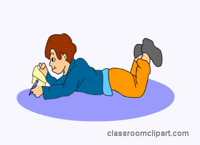 Education School Clipart - studying_animation_412cc - Classroom Clipart