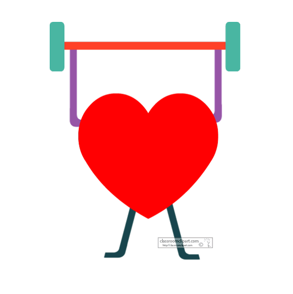 Health Clipart - heart-working-out-exercise-animation - Classroom Clipart