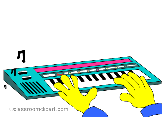 Music Clipart - music_keyboard_animation_cc - Classroom Clipart