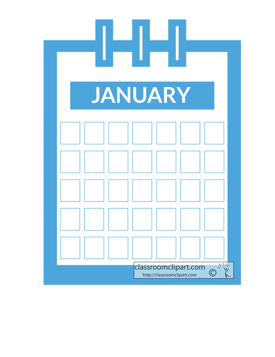 year calendar clipart