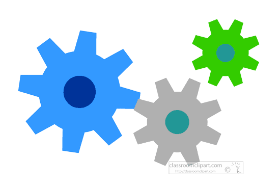 Animated Clipart - moving-gears-animated-clipart - Animated Gif