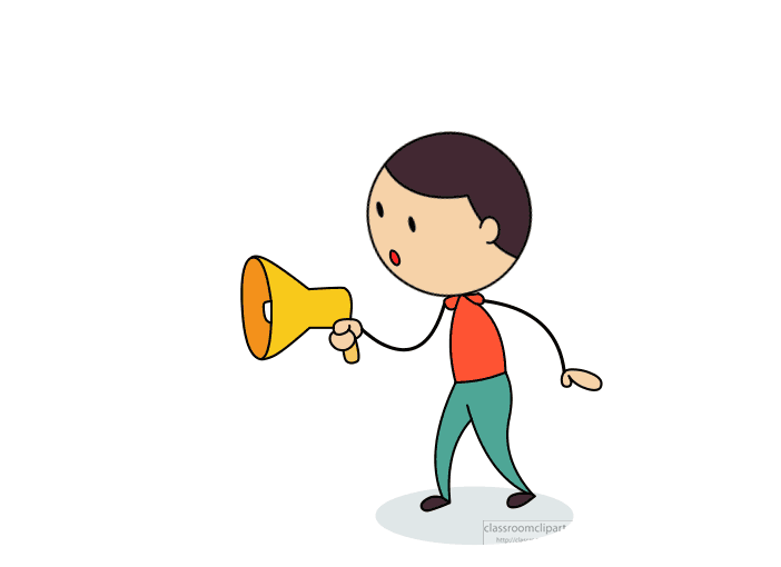 Animated Clipart - student-talking-into-megaphone-animated-clipart - Animated  Gif