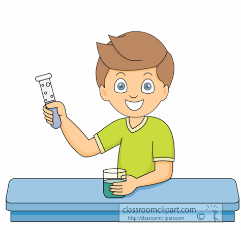 Animated Clipart - student_with_testube_animation - Animated Gif