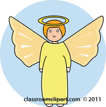 Angel Clipart Angel With Wings Color Classroom Clipart