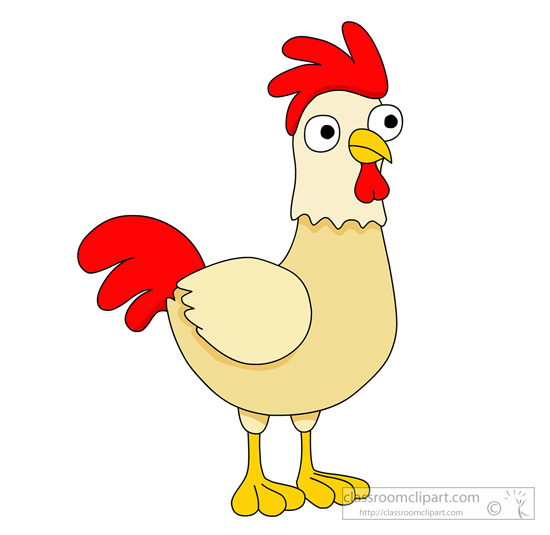 Chicken Clipart Clipart - chicken-cartoon-910 - Classroom Clipart