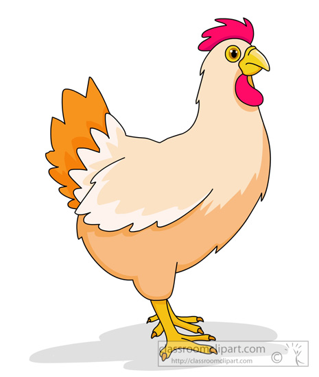 Chicken Clipart Clipart - chicken-farm-animal-clipart - Classroom Clipart