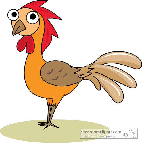 Chicken Clipart Clipart - cute_chicken_cartoon_animal_16a - Classroom