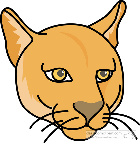 clipart_of_face_cougar_clipart.jpg