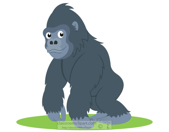 ground-dwelling-gorilla-primate-clipart.jpg