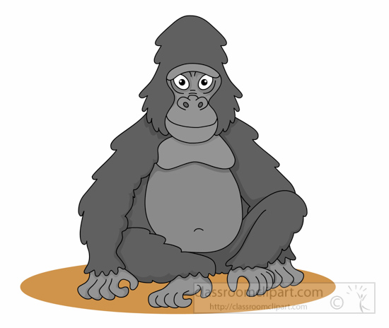 large-gorilla-sitting-clipart-6125.jpg