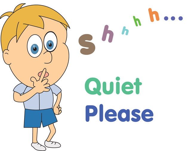 Baby Clipart - quiet_please_05 - Classroom Clipart