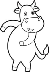 Free Black and White Animals Outline Clipart - Clip Art Pictures - Graphics  - Illustrations
