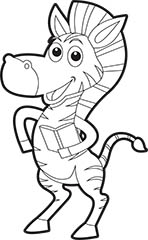 Free Black and White Animals Outline Clipart - Clip Art Pictures - Graphics  - Illustrations