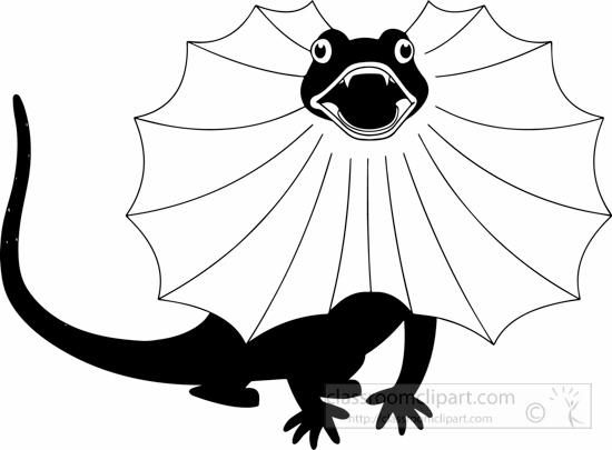 black-white-reptile-frilled-lizard-black-white-clipart-1622.jpg