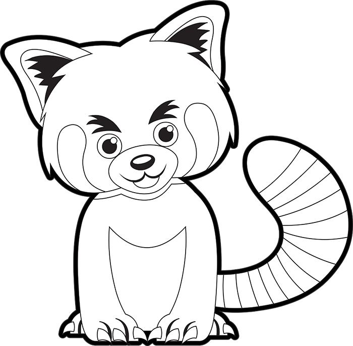 cute-small-baby-red-panda-animal-black-white-outline-clipart.jpg