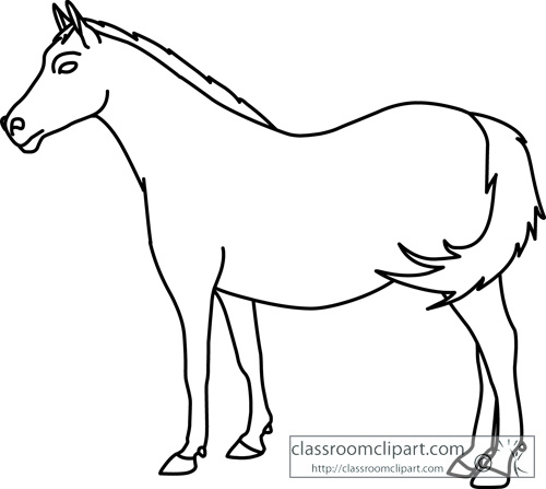 horse_with_tail_outline_clipart.jpg